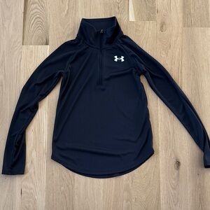 Under Armour black Quarter Zip Pullover